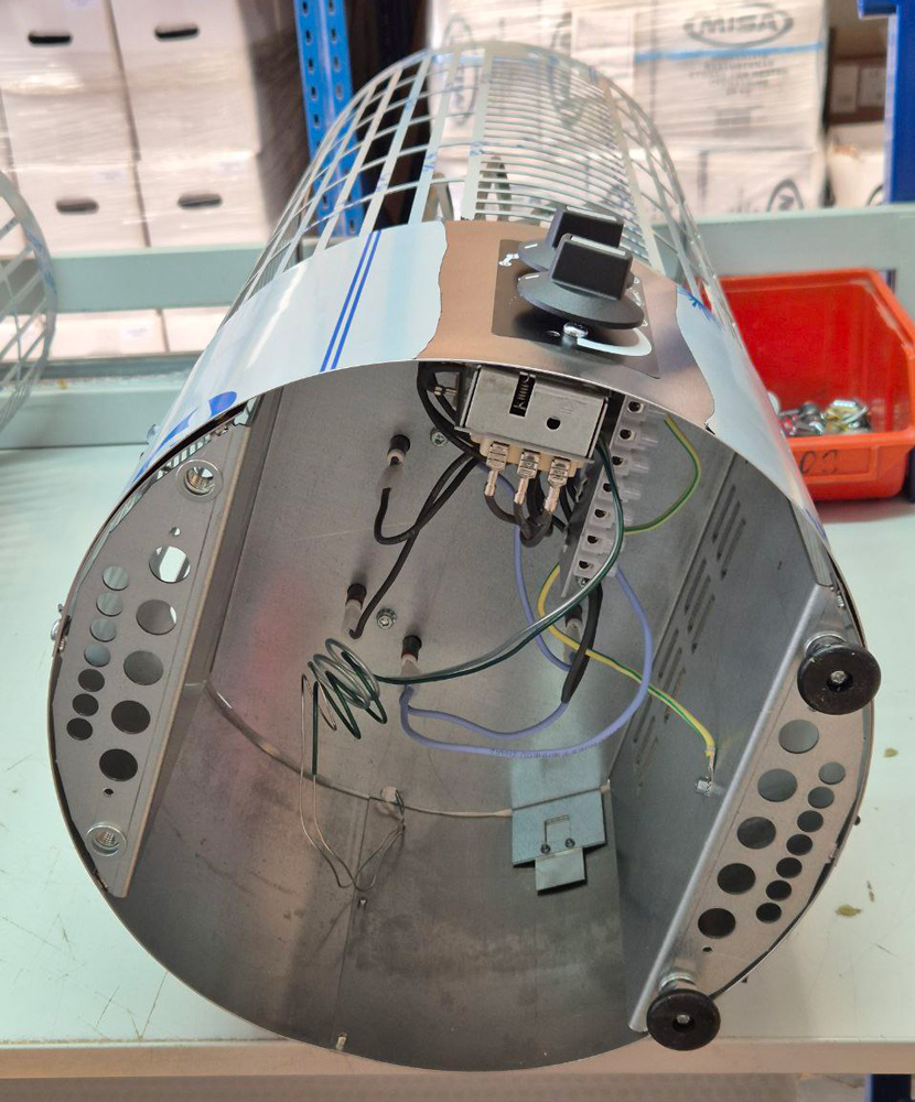 Część elektryczna pieca do sauny